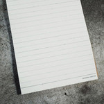 Lined Notebook - Universal condition Le cahier feminine A5 size spiral lined notebook