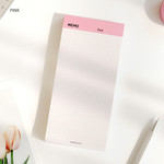 Pink - Manager series grid notepad