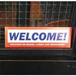 Welcome - UNIVERSAL CONDITION Vintage Typography Message Sticker Set