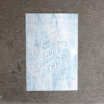 UNIVERSAL CONDITION I Love You Message Postcard