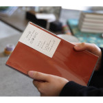 Orange - Free medium grid notebook