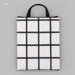 Black - BNTP Coated cotton medium document tote bag