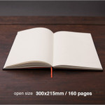Writer hardcover plain and lined notebook