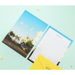 03 - But today illustration letter paper and envelope set