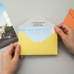 Envelope - But today illustration letter paper and envelope set