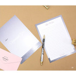 02 - But today illustration letter paper and envelope set