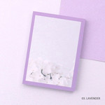 Lavender - Moment photograph memo notepad