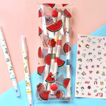 N.IVY Odong et valerie watermelon clear folding pencil case