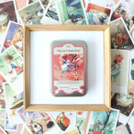 Indigo Classic fairy tale Alice small postcard with stickers