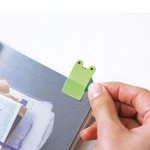 Smile sticky memo notes bookmark tabs - frog