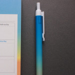 Sunset - Gradation knock black ink 0.38 mm ballpoint pen
