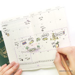Monthly plan - O-check Light travel daily planner notebook Monthly plan - O-check Light travel daily planner notebook