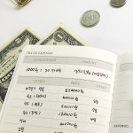Expenses - O-check Light travel daily planner notebook Expenses - O-check Light travel daily planner notebook