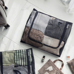 Charcoal gray - Travelus mesh packing organizer bag XXL ver3