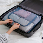 Blue gray - Travelus mesh packing organizer bag XXL ver3