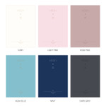 Colors of 2019 Dear moon large dated weekly diary
