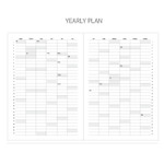 Yearly plan - 2019 Dear moon large dated weekly diary