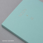 Aqua blue - 2019 Dear moon large dated weekly diary