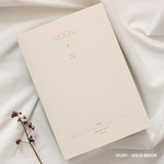 Ivory - 2019 Dear moon large dated weekly diary