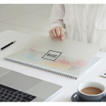 2019 Worldwide spiral bound desk dated monthly planner