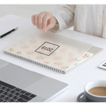  PP cover - 2019 Pattern spiral desk monthly calendar