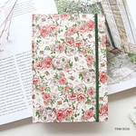 Pink rose - 2019 Florence hardcover dated daily planner