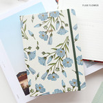 Flax flower - 2019 Florence hardcover dated daily planner