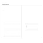 Personal data - The Meaningful time small undated daily diary journal