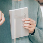 Gray beige - The Meaningful time small undated daily diary journal