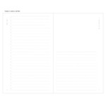 Yearly check - The Meaningful time small undated daily diary journal