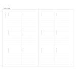 Yearly plan - The Meaningful time small undated daily diary journal