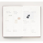 Yearly plan - The Meaningful time small undated daily diary journal