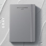 Gray - 2019 Creative dated 365 daily planner diary