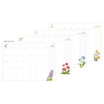 Monthly plan - 2019 Birth flower dated weekly planner
