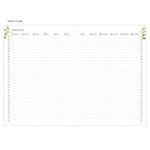 Yearly plan - 2019 Birth flower dated weekly planner