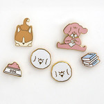 ROMANE My rolly pin badges set