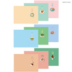 Monthly index - 2019 Sweet illustration dated weekly scheduler