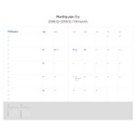 Monthly plan - 2019 Dot point dated weekly diary planner 