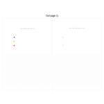 End page - 2019 Dot point dated weekly diary planner 