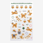 Daily transparent sticker - Shiba Inu