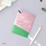 Tennis - ICONIC Mini A6 size cash book planner