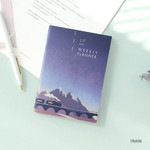 Train - 27 Weeks A6 size undated weekly planner
