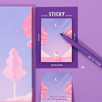 06 - Moonlight sticky it memo note