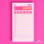 Love calculator - After The Rain Retro plain memo notepad