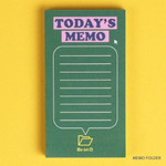 Memo folder - After The Rain Retro plain memo notepad