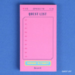 Quest list - After The Rain Retro plain memo notepad