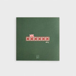 SOSOMOONGOO We love holiday folding card and envelope set