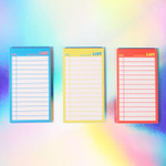Neon medium checklist memo notepad