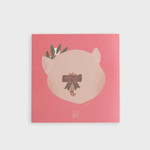 SOSOMOONGOO Piggy smile folding card and envelope set