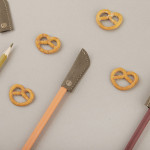 SOSOMOONGOO Bread denim tag paper pencil cap set